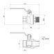 Кран шаровой SD Forte 1" 1/4 ВН для воды (ручка) SF605W32 SF605W32 фото 2