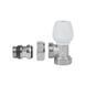 Кран радіаторний Icma 1/2" з антипротіканням кутовий з ручкою №802+940 82802AD06940 фото 3