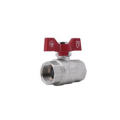 Кран шаровой SD Forte 3/4" ВР для воды (бабочка) SF602W20 SF602W20 фото