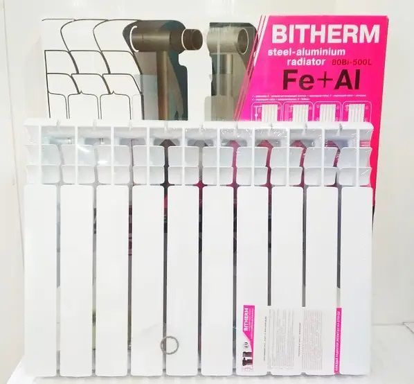 Радіатор біметалевий Bitherm 500/100 bitherm001 фото