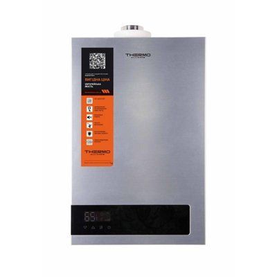Колонка газова димохідна Thermo Alliance JSG20-10ETP18 10 л Silver JSG2010ETP18SILVER фото