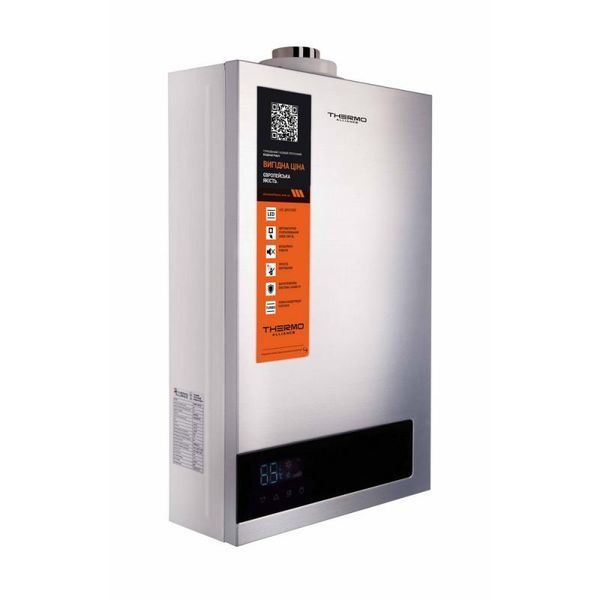 Колонка газова димохідна Thermo Alliance JSG20-10ETP18 10 л Silver JSG2010ETP18SILVER фото