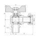 Кран кульовий з накидною гайкою SD Forte 1/2" ВЗ для газа угловой SF225G15 SD00017979 фото 2