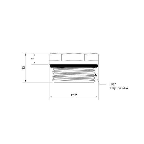 Кран Маевского SD Plus 1/2" SD212W15 SD212W15 фото