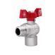 Кран шаровой SD Forte 1/2" ВН для воды угловой (бабочка) SF267W15 SF267W15 фото 1