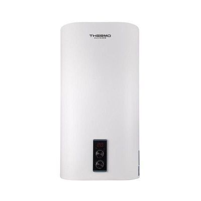 Водонагреватель электрический Thermo Alliance 100 л плоский вертикальный, мокрый ТЭН 2 кВт (0,8+1,2) DT100V20G(PD)/2 DT100V20GPD2 фото