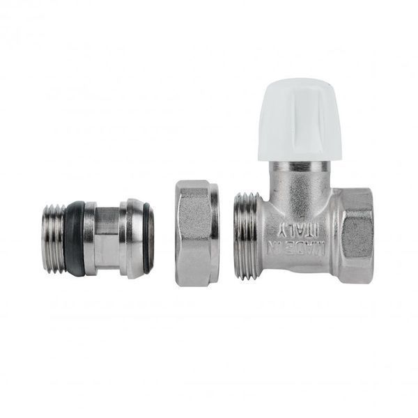 Кран радиаторный Icma 1/2" с антипротечкой прямой без ручки №815+940 82815AD06940 фото