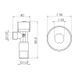 Кран приборный шаровой SD Forte 1/2" SF340W1515 SF340W1515 фото 2