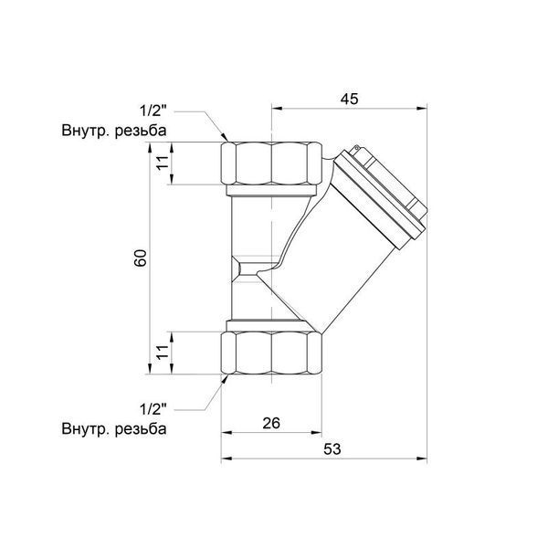 Фільтр SD Forte 1/2" для води SF124NW15 SF124NW15 фото