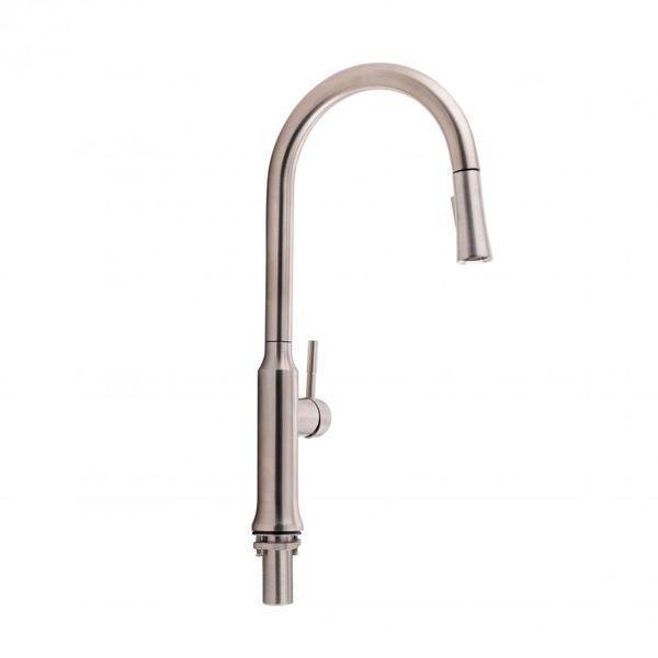 Смеситель для кухни Qtap Baruska 9137103UN с выдвижным изливом QTBAR9137103UN фото