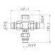 Смеситель термостатический SD Forte 3/4" SF010W20 SF010W20 фото 2
